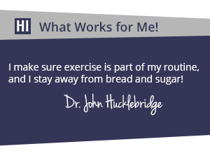Dr Hucklebridge - What works for me