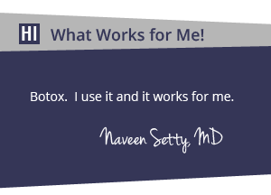 Dr Setty - What works for me